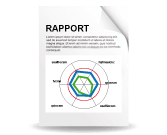 Rapport 360° feedback en ligne graphe radar Rapport 360° feedback en ligne graphe radar