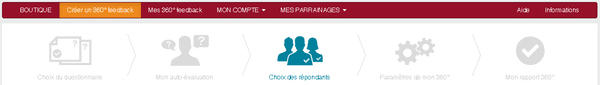 360 feedback en ligne -Choisir ses répondants 360 feedback en ligne -Choisir ses répondants